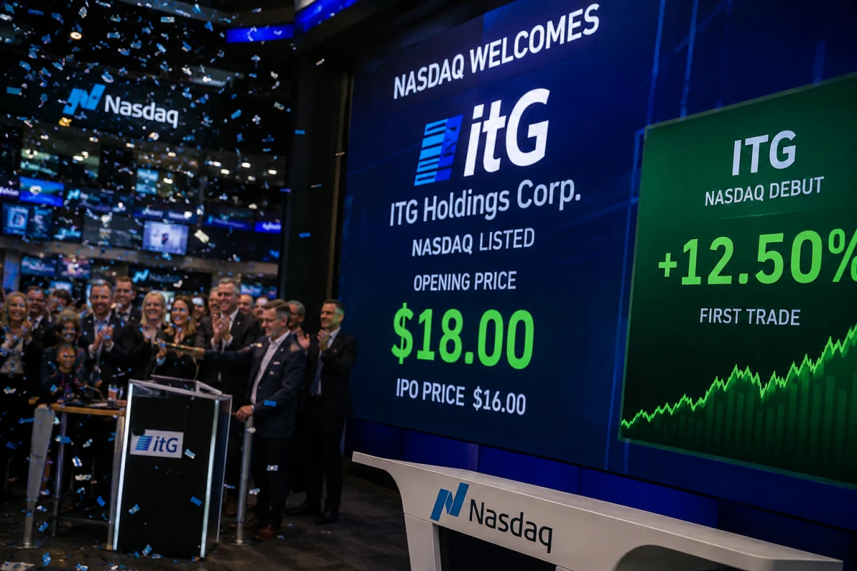 Oaktree-backed ITG jumps in Nasdaq debut as AI infrastructure demand grows