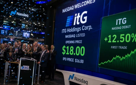 Oaktree-backed ITG jumps in Nasdaq debut as AI infrastructure demand grows