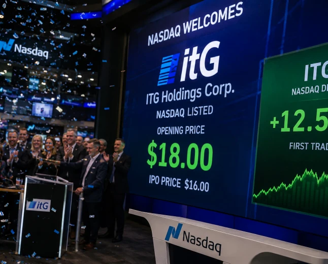 Oaktree-backed ITG jumps in Nasdaq debut as AI infrastructure demand grows